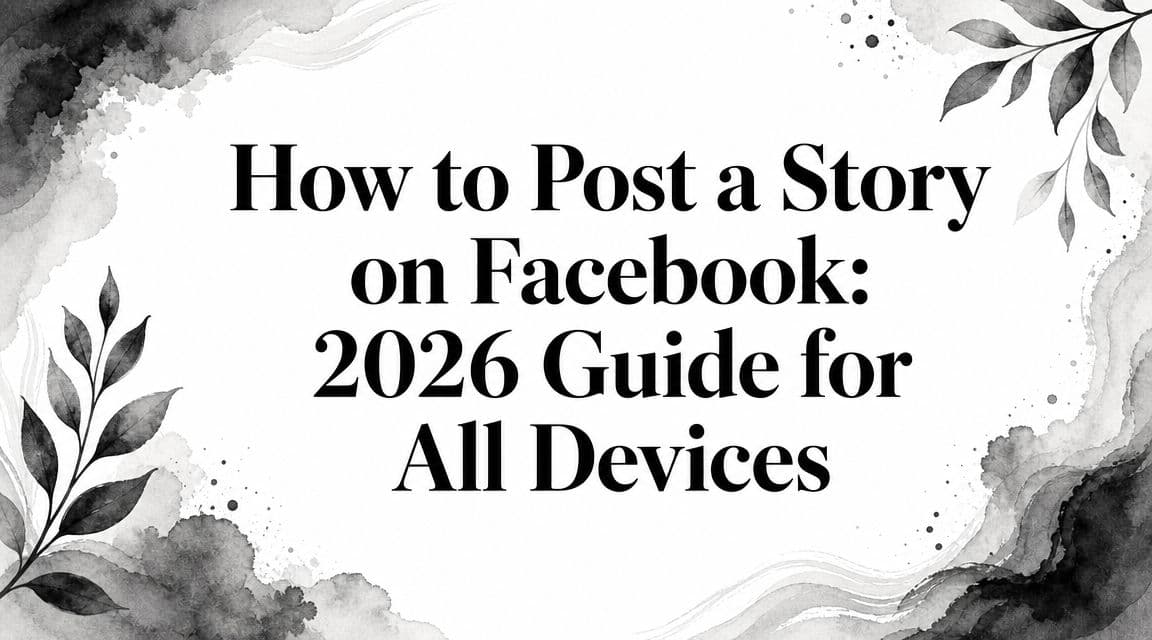 How to Post a Story on Facebook: 2026 Guide for All Devices